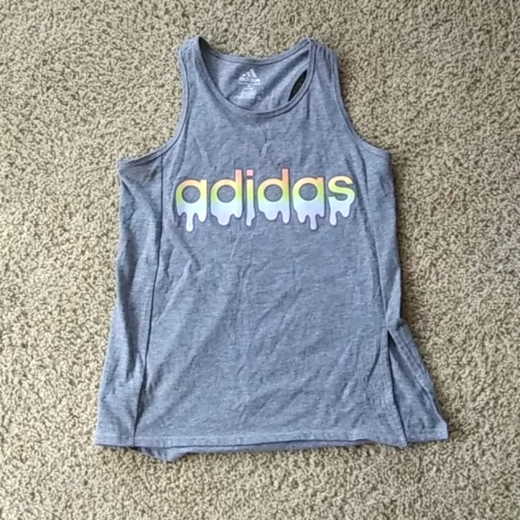 Girls Adidas athletic tank top sz M